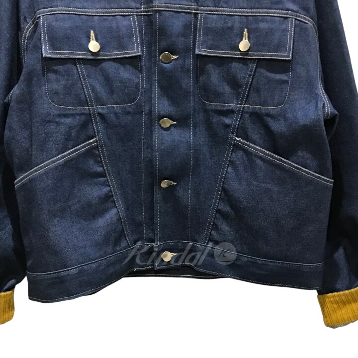 楽天市場】【中古】E．TAUTZ 襟コーデュロイ切替デニムジャケット 