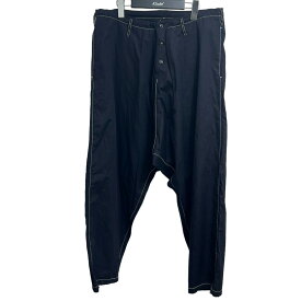 【中古】Y’s　2023AW BROADCLOTH DRAWSTRING SAROUEL PANTS ブラック サイズ：2 【250324】（ワイズ）