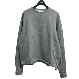 【中古】THE RERACS　STRUCTURE URAKE CREWNECK PULLOVER グレー サイズ：48 【250324】（ザリラクス）