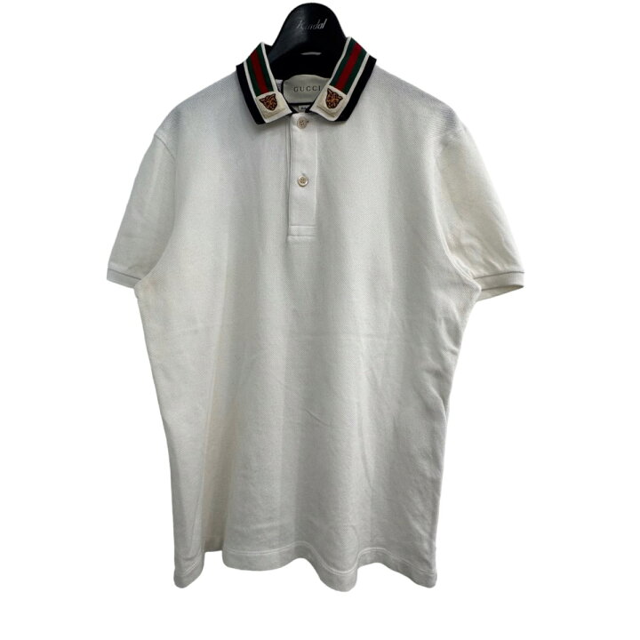 楽天市場】【中古】GUCCI ポロシャツ ホワイト サイズ：S 【270324 