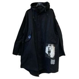 【中古】RAF SIMONS x FRED PERRY　Unlined Parka ブラック サイズ：M 【270324】（ラフ・シモンズxフレッドペリー）