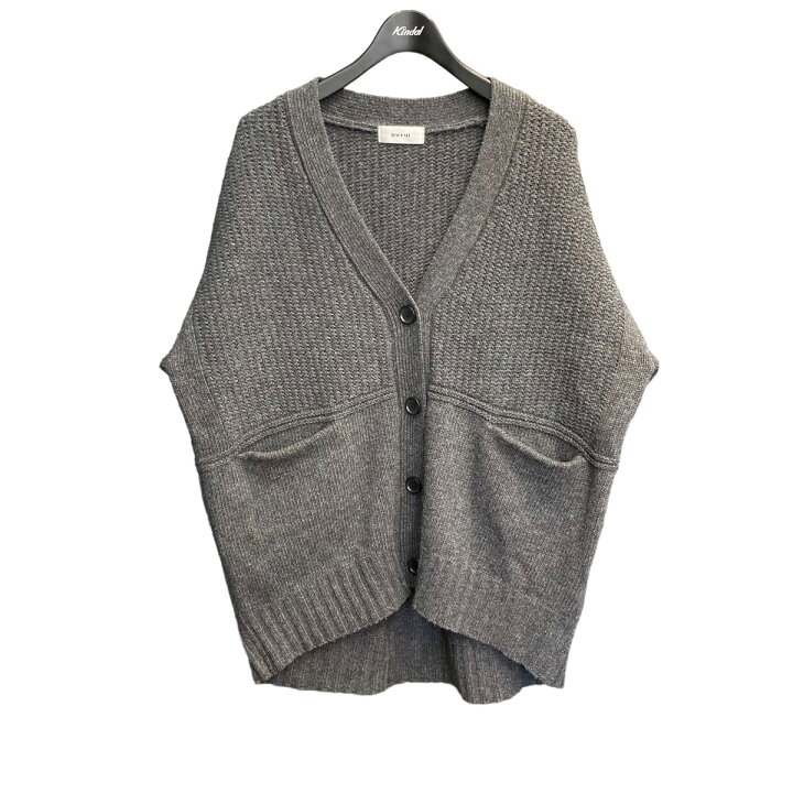 楽天市場】【中古】machatt ウールカーディガン グレー サイズ：Free 