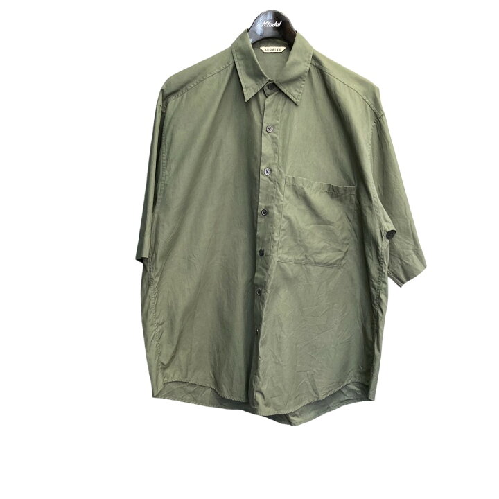 楽天市場】【中古】AURALEE 2018SS 「WASHED HALF SLEEVED BIG SHIRTS 