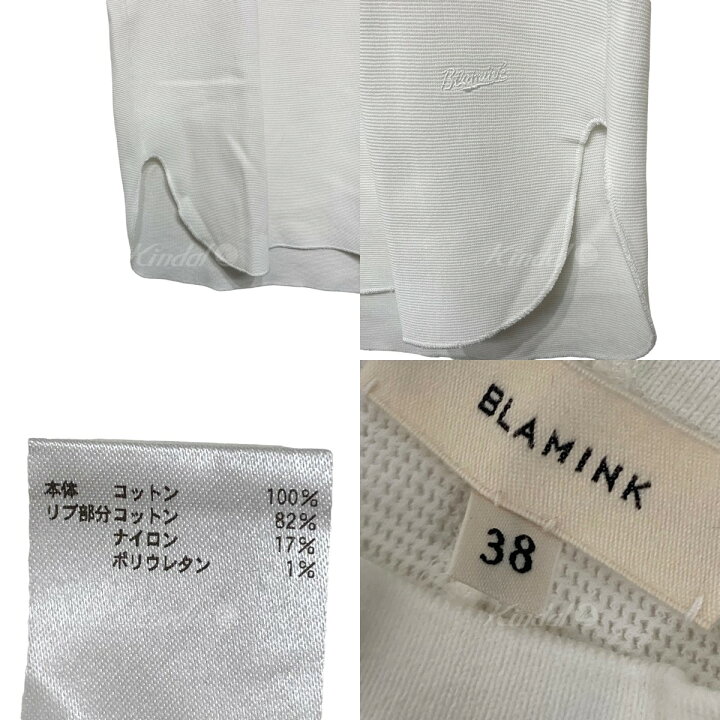 楽天市場】【中古】BLAMINK22SSコットンサーマルノースリーブ 