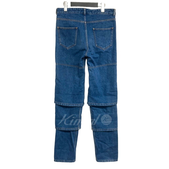 楽天市場】【中古】Y． PROJECTレイヤードデニムパンツ インディゴ 