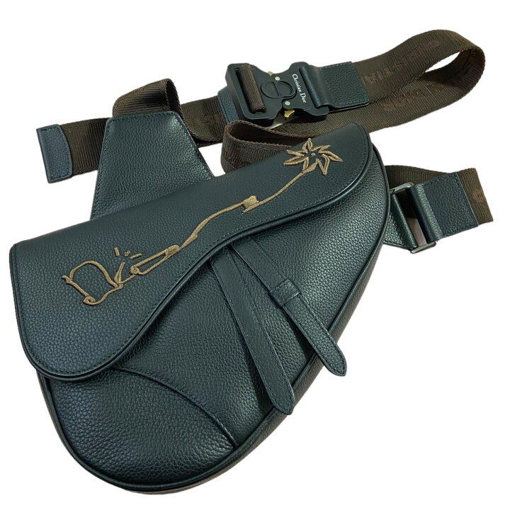 楽天市場】【中古】Christian Dior×Cactus Jackサドルバッグ ダーク 