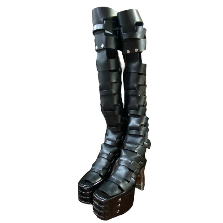 楽天市場】【中古】Rick Owens｢THIGH HIGH SPARTAN KISS｣ブーツ 