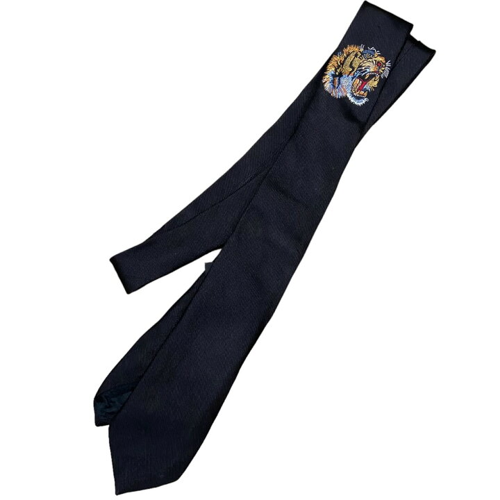 楽天市場】【中古】GUCCI タイガーエンブロイダリーネクタイ ブラック  