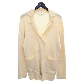 【中古】TAN　テーラードカラー　ダブルブレストニットカーディガン　TN18AW006 アイボリー サイズ：Free 【270324】（タン）