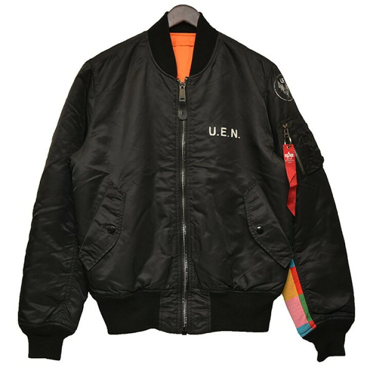 楽天市場】【中古】FRAGMENT×ALPHA×UNIFORM EXPERIMENT MA-1 