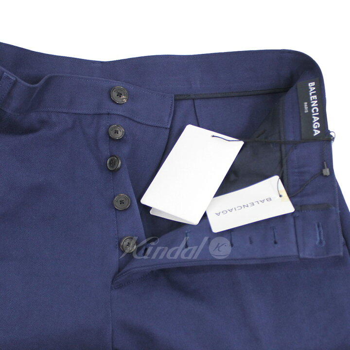 楽天市場】【中古】BALENCIAGA 18SS バックロゴ コットンパンツ 