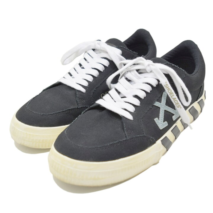 楽天市場】【中古】OFF WHITE LOW VULCANIZED ECO CANVAS SNEAKERS 
