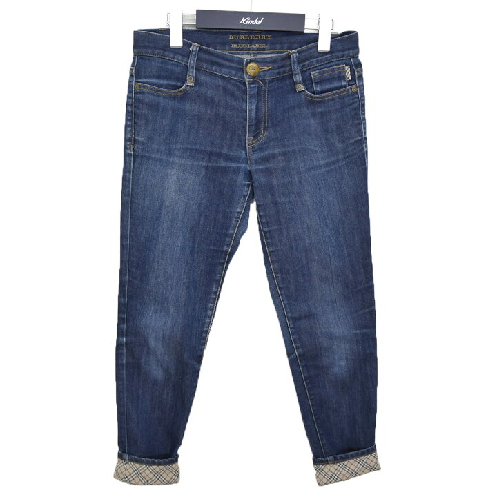 楽天市場】【中古】BURBERRY BLUE LABEL 裾 ノバチェック スキニー 