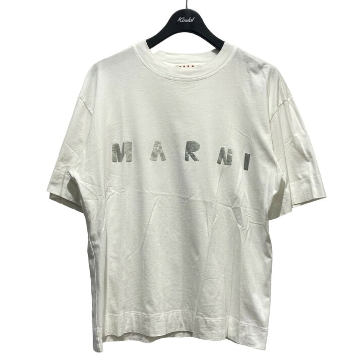 楽天市場】【中古】MARNI シルバーロゴプリントTシャツ ホワイト 