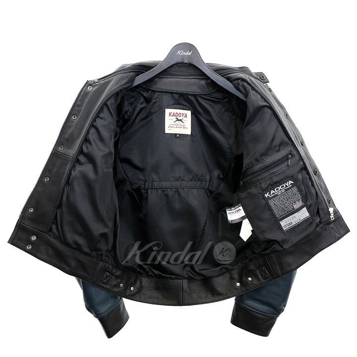 楽天市場】【中古】KADOYABLACK HORSE レザーレーシングジャケット 