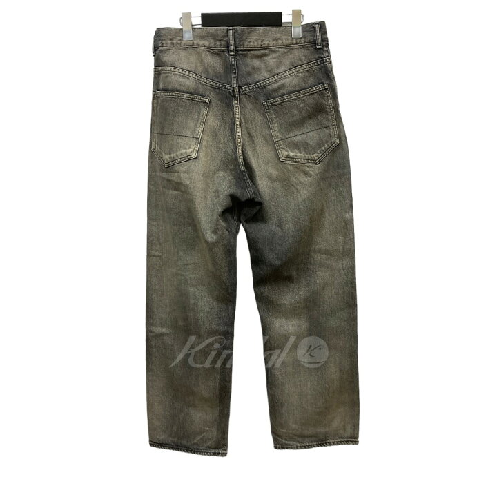楽天市場】【中古】ANCELLM 23AW｢AGING BLACK DENIM STRAIGHT 5P PANTS  