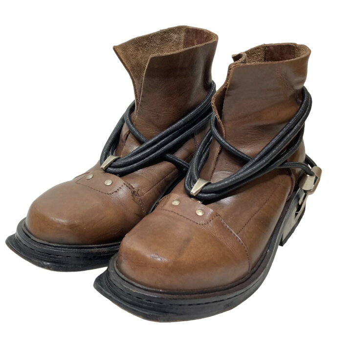 楽天市場】【中古】DIRK BIKKEMBERGSワイヤーブーツ ブラウン 