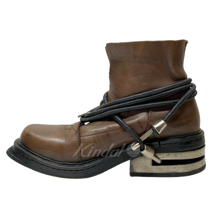 楽天市場】【中古】DIRK BIKKEMBERGSワイヤーブーツ ブラウン サイズ 