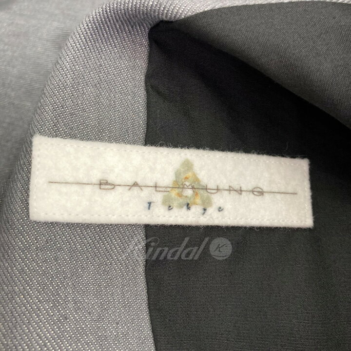楽天市場】【中古】BALMUNGビッグデニムジャケット グレー サイズ 