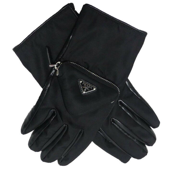 楽天市場】【中古】PRADA 21AW トライアングル ロゴポケット レザー 