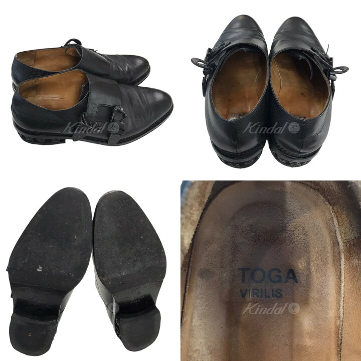 楽天市場】【中古】TOGA VIRILISモンクストラップレザーシューズ 