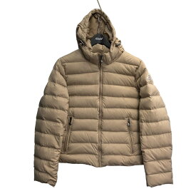 【中古】PYRENEX　「SPOUTNIC JKT SMOOTH」 フーデッドダウンジャケット ベージュ サイズ：40 【270324】（ピレネックス）