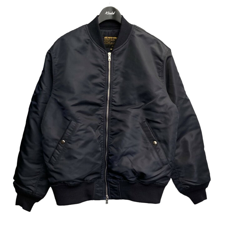 楽天市場】【中古】AVIREXBEAUTY＆YOUTH 別注 MA-1 ネイビー サイズ 