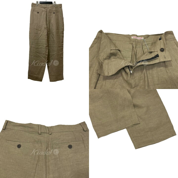 楽天市場】【中古】FRANK LEDERリネンタックパンツ オリーブ サイズ：M  