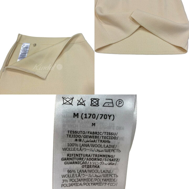 楽天市場】【中古】GUCCIWool Plain Mini Skirt ウールニットスカート 
