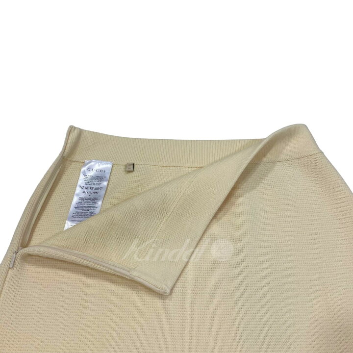 楽天市場】【中古】GUCCIWool Plain Mini Skirt ウールニットスカート 