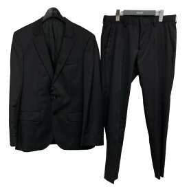 【中古】HUGO BOSS3ピーススーツ 50318498 ブラック サイズ：ジャケット：48 ベスト：46 パンツ：44【価格見直し】
