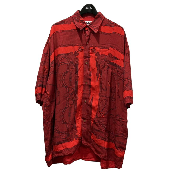 楽天市場】【中古】MAGLIANO総柄半袖シャツ レッド サイズ：M【価格 
