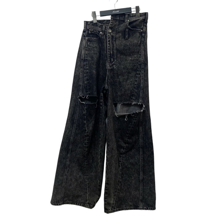 楽天市場】【中古】MAISON SPECIALターンバックウエストワイドデニム 