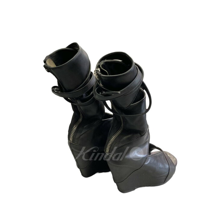 楽天市場】【中古】Rick Owens ウェッジヒールサンダル ブラック 