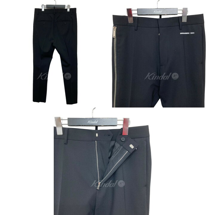 楽天市場】【中古】DSQUARED2 サイドジップパンツ ブラック サイズ：46  
