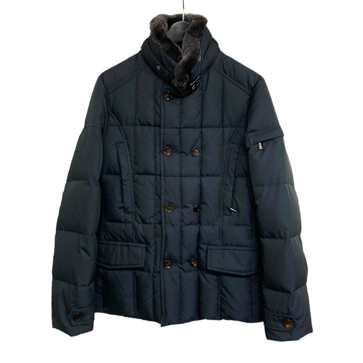 楽天市場】【中古】MOORER 「SIRO KM」 ダウンジャケット ネイビー  