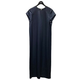 【中古】ETRE TOKYOSATIN MAXI OP　マキシ丈ワンピース　1223330103-0 ネイビー サイズ：S【価格見直し】