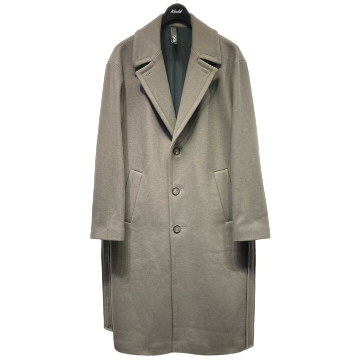 楽天市場】【中古】HEVOシングルチェスターコート オリーブ サイズ：46  