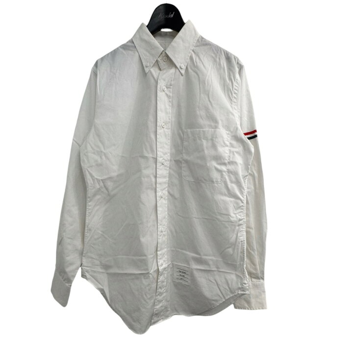 楽天市場】【中古】THOM BROWNE ボタンダウンシャツ ホワイト サイズ 