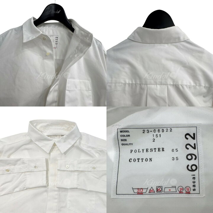 楽天市場】【中古】sacai ｢Cotton Poplin Shirt Dress｣ コットン 