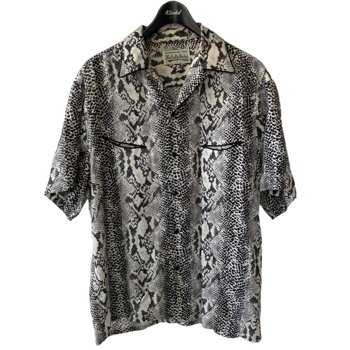 楽天市場】【中古】WACKO MARIA PYTHON OPEN COLLAR SHIRT グレー 