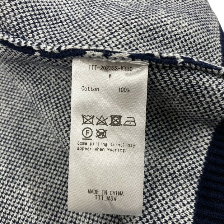 楽天市場】【中古】TTT MSW 2023SS 「Diamond Knit Polo」 ダイヤ柄  