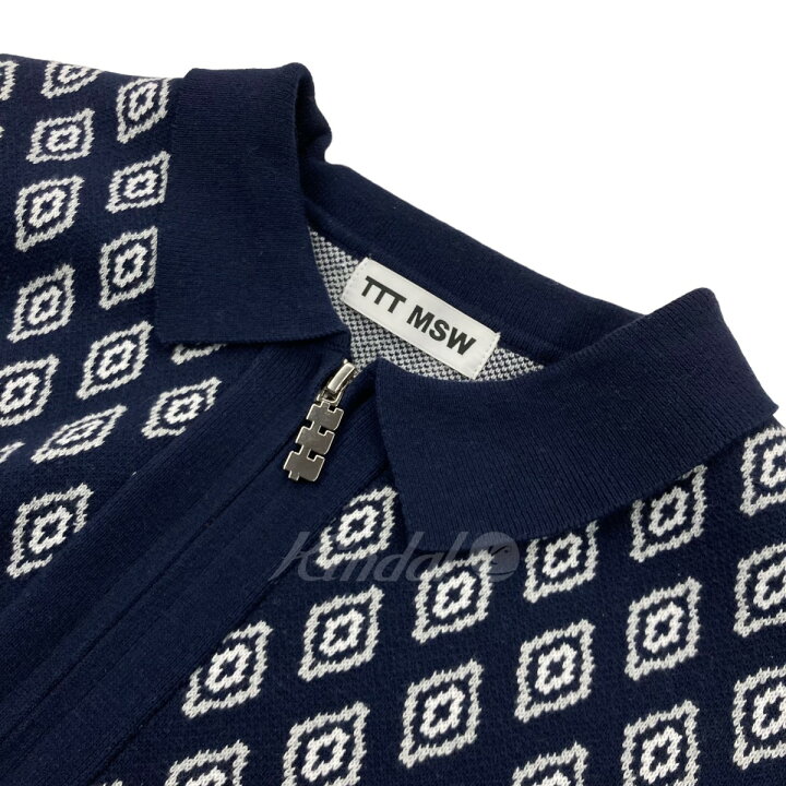 楽天市場】【中古】TTT MSW 2023SS 「Diamond Knit Polo」 ダイヤ柄  