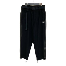 【中古】Y-3　「M CH3 WOOL FLANNEL CROPPED PANTS」 クロップドウールパンツ ブラック サイズ：XS 【290324】（ワイスリー）