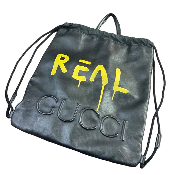 楽天市場】【中古】GUCCI ｢Ghost Drawstring Backpack｣ ゴーストバッグ  