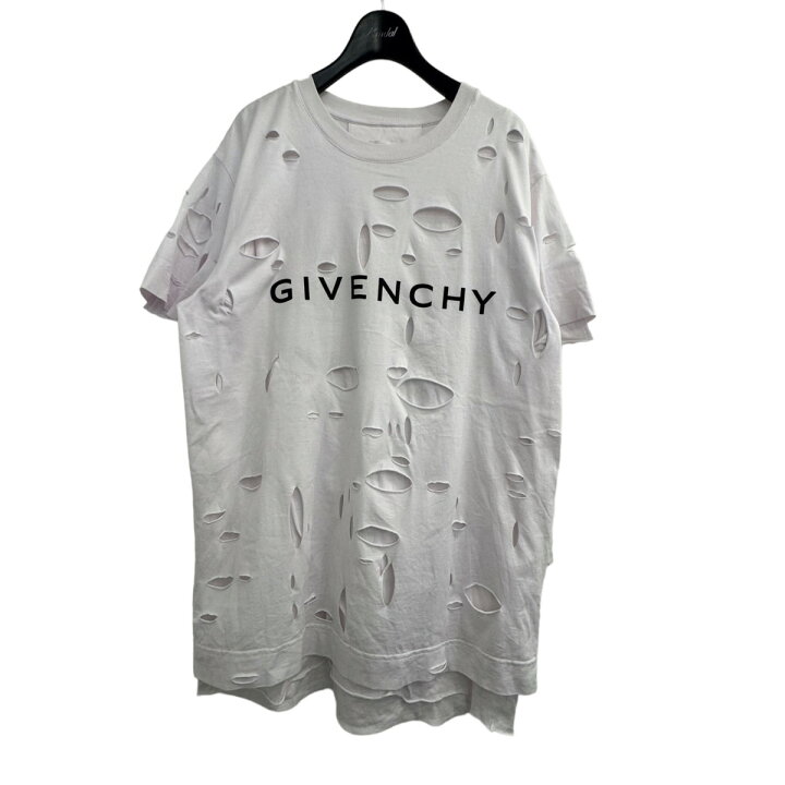 楽天市場】【中古】GIVENCHY デストロイドエフェクト加工ロゴプリントT  