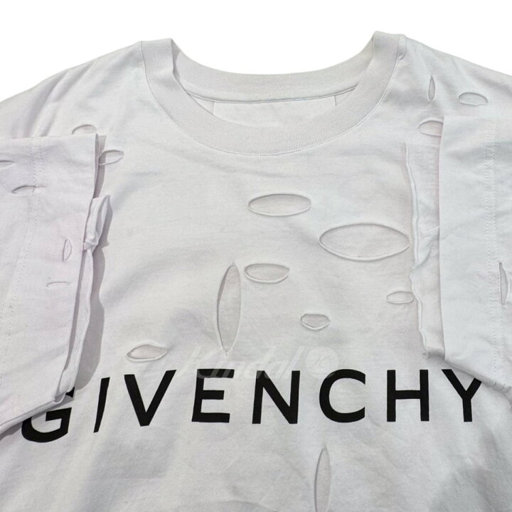 楽天市場】【中古】GIVENCHY デストロイドエフェクト加工ロゴプリントT 