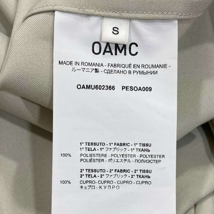 楽天市場】【中古】OAMCIAN SHIRT ジップアップシャツジャケット 