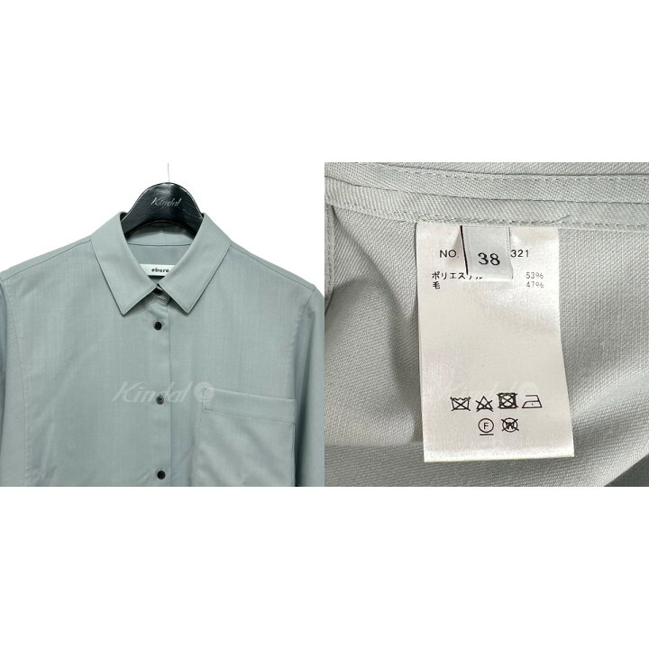 楽天市場】【中古】EBURE ポリウールツイル ハーフスリーブシャツ  