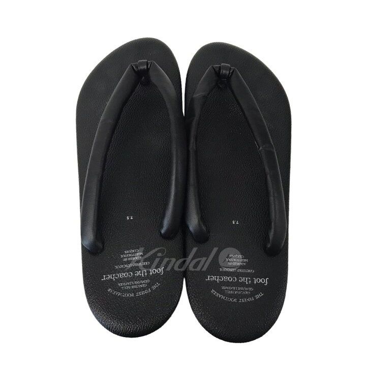 楽天市場】【中古】foot the coacher雪駄サンダル ブラック サイズ：7 